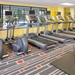 Sonesta Nashville Airport’s fitness center is equipped with gym balls, free weights, assorted exercise machines, and is adjacent to the indoor pool.