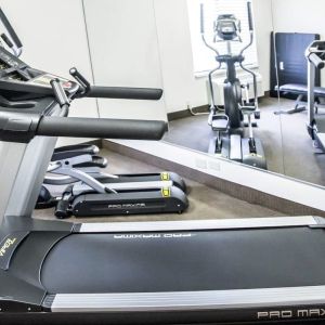 Gym availabe at Sleep Inn Tinley Park.