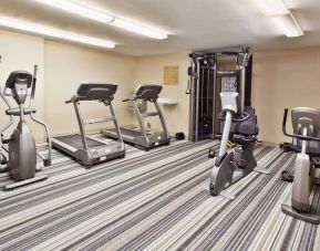 Sonesta Simply Suites Austin The Domain Area’s fitness center is equipped with a variety of exercise machines for guests to use.