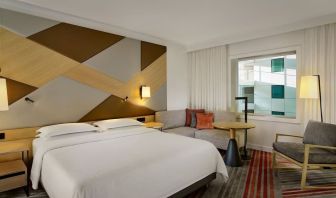 Day use room with natural light at Sheraton Amsterdam Airport Hotel And Conference Center.