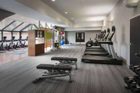 Sonesta Select Whippany Hanover’s fitness center is equipped with free weights, benches, gym balls, and an assortment of exercise machines for guests to use.