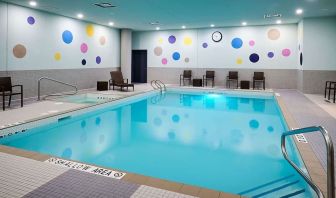 Indoor pool at Novotel Toronto Vaughan Centre.