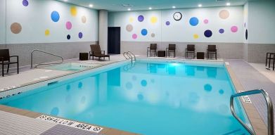 Indoor pool at Novotel Toronto Vaughan Centre.