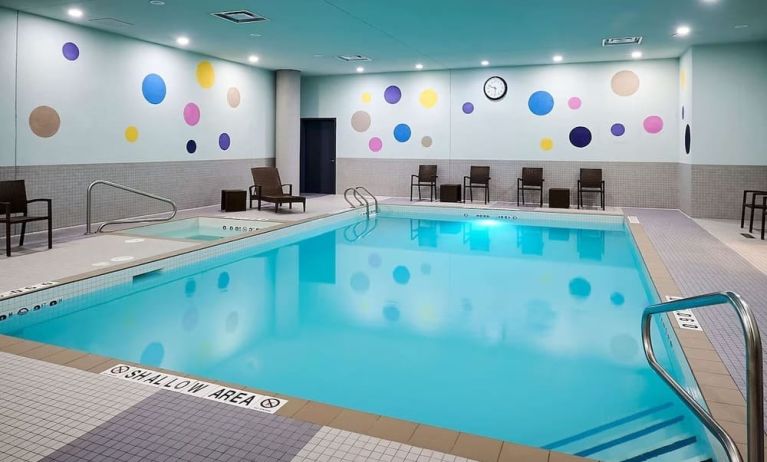 Indoor pool at Novotel Toronto Vaughan Centre.