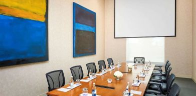 Professional meeting room at Novotel Toronto Vaughan Centre.