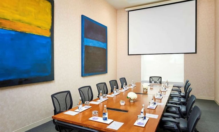 Professional meeting room at Novotel Toronto Vaughan Centre.