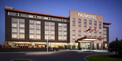 Parking available at Novotel Toronto Vaughan Centre.