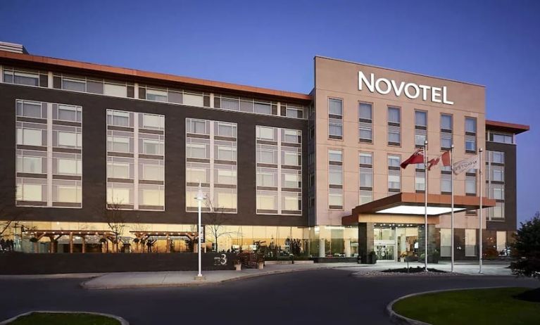 Parking available at Novotel Toronto Vaughan Centre.