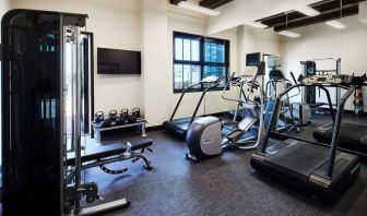 Fitness center available at Hotel Figueroa.