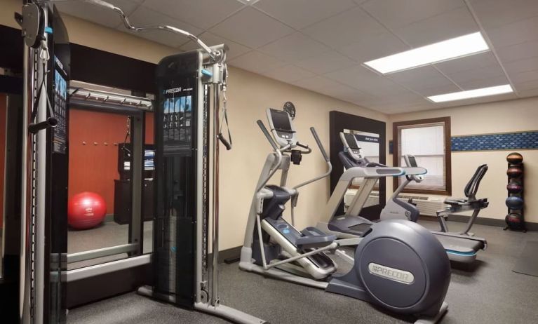 Fitness center available at Hampton Inn & Suites Springdale.