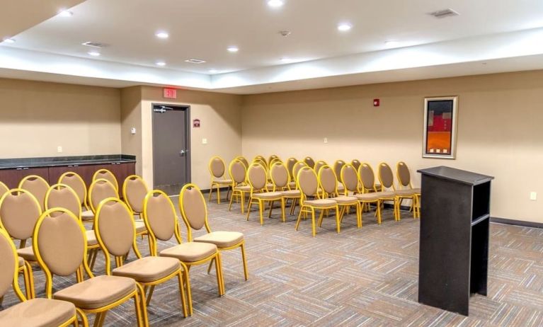 Professional meeting room at Hotel Pearland.