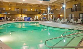 Indoor pool at EnVision Hotel And Conference Center Mansfield Foxboro.