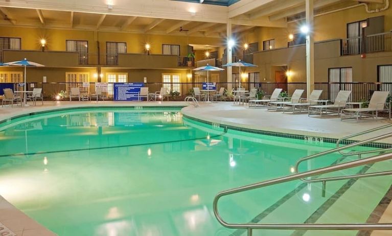 Indoor pool at EnVision Hotel And Conference Center Mansfield Foxboro.