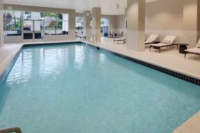 Indoor pool at Embassy Suites By Hilton San Rafael Marin County.
