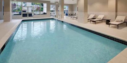 Indoor pool at Embassy Suites By Hilton San Rafael Marin County.
