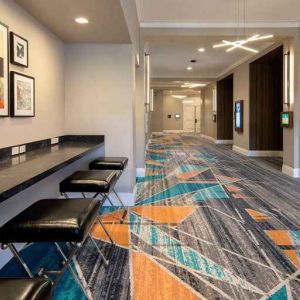 Coworking space ideal for digital nomads at Embassy Suites By Hilton San Rafael Marin County.
