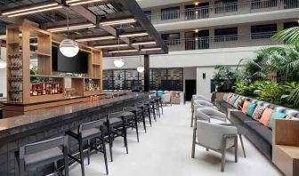 Coworking and lounge area at Embassy Suites By Hilton San Rafael Marin County.
