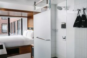 Day use room with private bathroom at Arlo SoHo.
