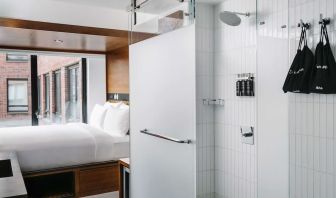 Day use room with private bathroom at Arlo SoHo.
