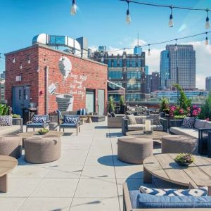 Rooftop bar at Arlo SoHo.
