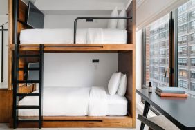 Bunk bed available at Arlo Soho. 