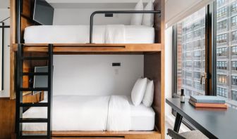 Bunk bed available at Arlo Soho. 