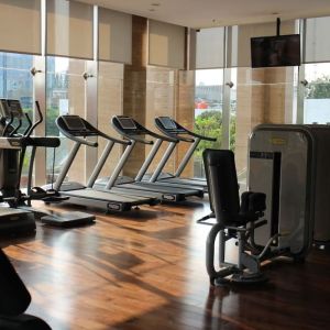 Fitness center at Fraser Residence Menteng Jakarta.