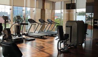 Fitness center at Fraser Residence Menteng Jakarta.