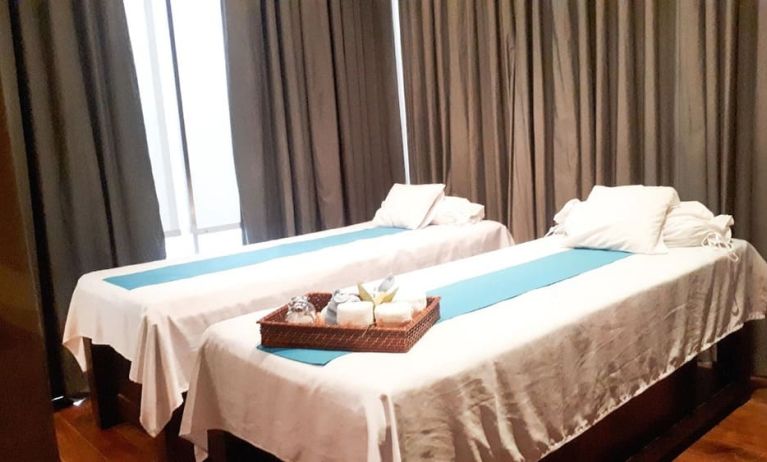 Spa and massage available at Fraser Residence Menteng Jakarta.