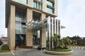 Parking available at Fraser Residence Menteng Jakarta.