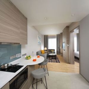 Day use room with in-room kitchen at Capri By Fraser Johor Bahru.