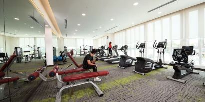 Fitness center available at Capri By Fraser Johor Bahru.