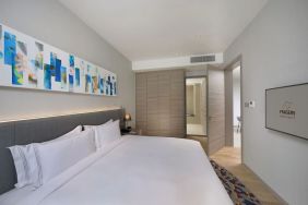 Standard king room with TV and private bathroom at Capri By Fraser Johor Bahru.