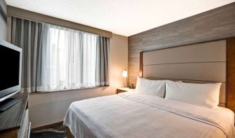 Day use room with TV at Homewood Suites By Hilton Chicago-Downtown.