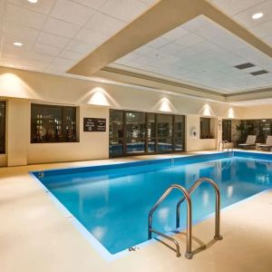 Large indoor pool at Homewood Suites By Hilton Chicago-Downtown.