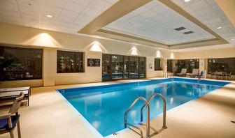 Large indoor pool at Homewood Suites By Hilton Chicago-Downtown.