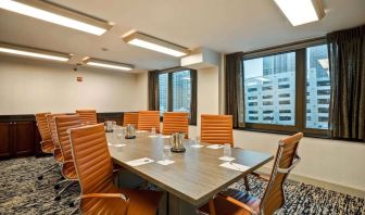 Professional meeting room at Homewood Suites By Hilton Chicago-Downtown.