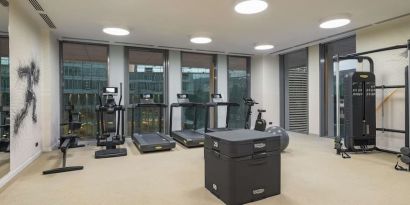 Fitness canter at Hilton Garden Inn Tbilisi Riverview.