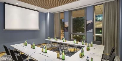 Professional meeting room at Hilton Garden Inn Tbilisi Riverview.