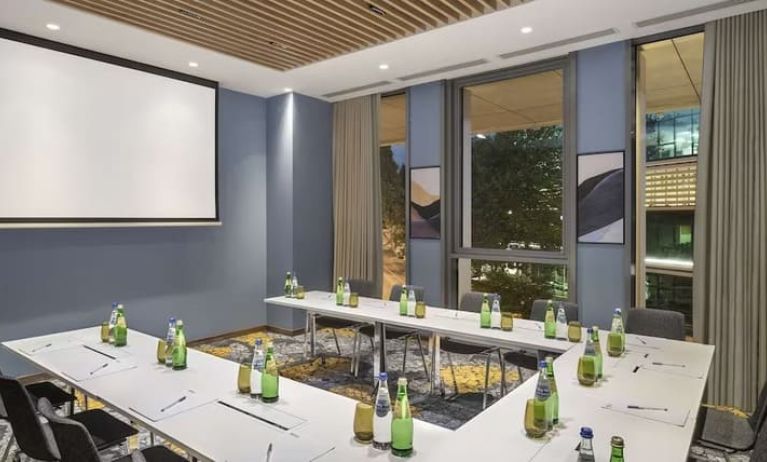 Professional meeting room at Hilton Garden Inn Tbilisi Riverview.