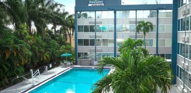 Stunning outdoor pool at Days Inn Miami International Airport,