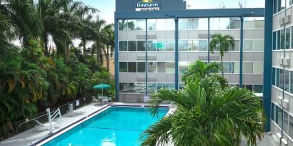 Stunning outdoor pool at Days Inn Miami International Airport,