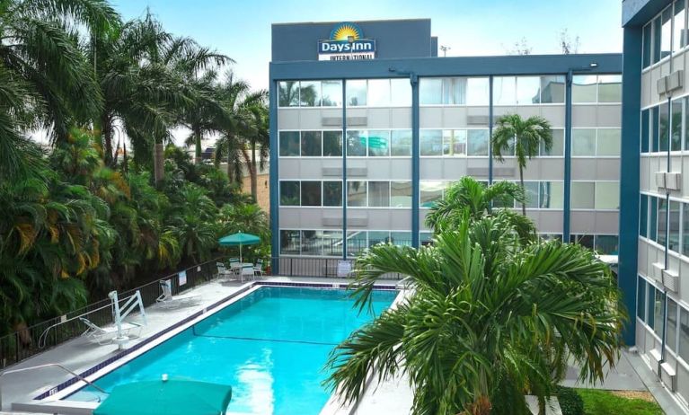 Stunning outdoor pool at Days Inn Miami International Airport,