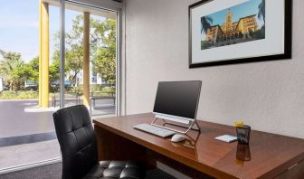 Business center at Days Inn Miami International Airport,