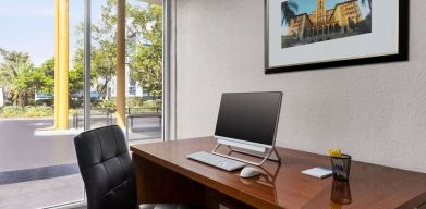 Business center at Days Inn Miami International Airport,