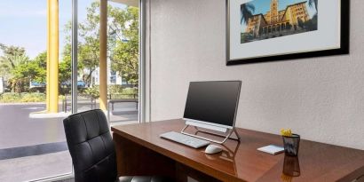 Business center at Days Inn Miami International Airport,