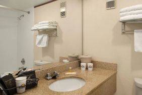 Private guest bathroom at Days Inn Miami International Airport,