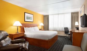 Spacious king room with work desk at Days Inn Miami International Airport,