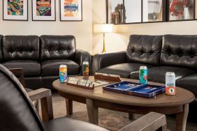 Lounge and game room at Days Inn Miami International Airport,