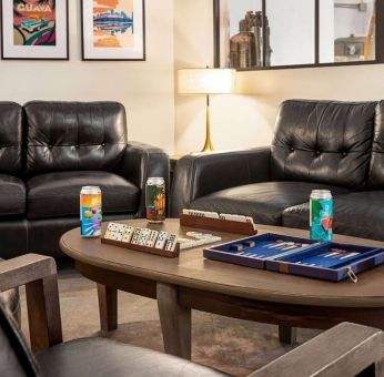 Lounge and game room at Days Inn Miami International Airport,